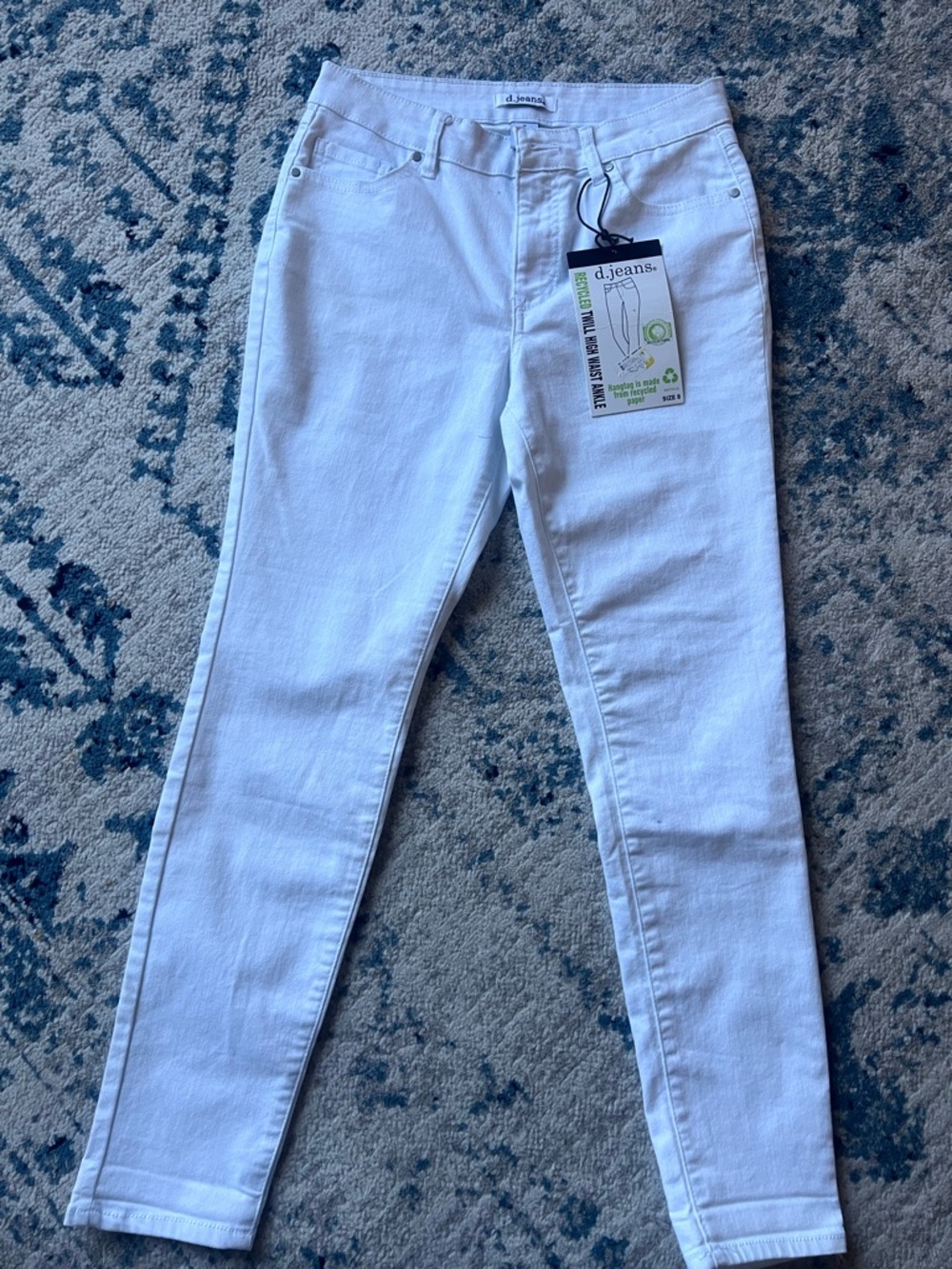 d. jeans White Skinny Women's Jeans